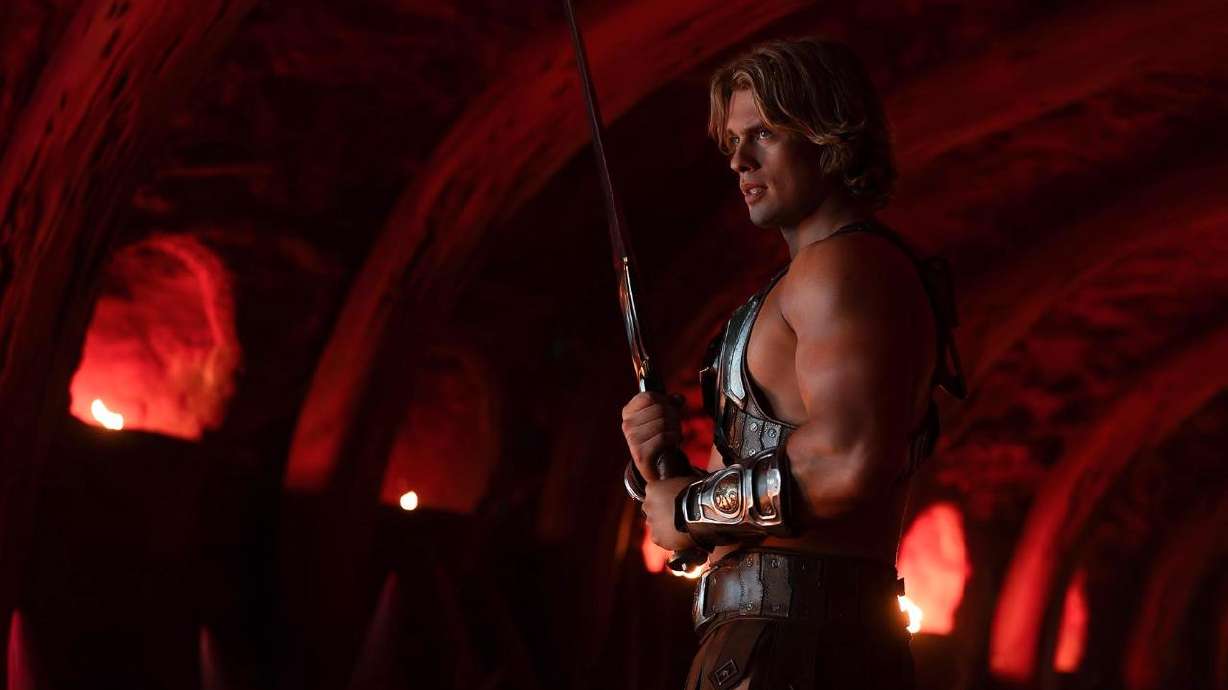 Nicholas Galitzine in "Masters of the Universe," which opened Thursday in theaters.