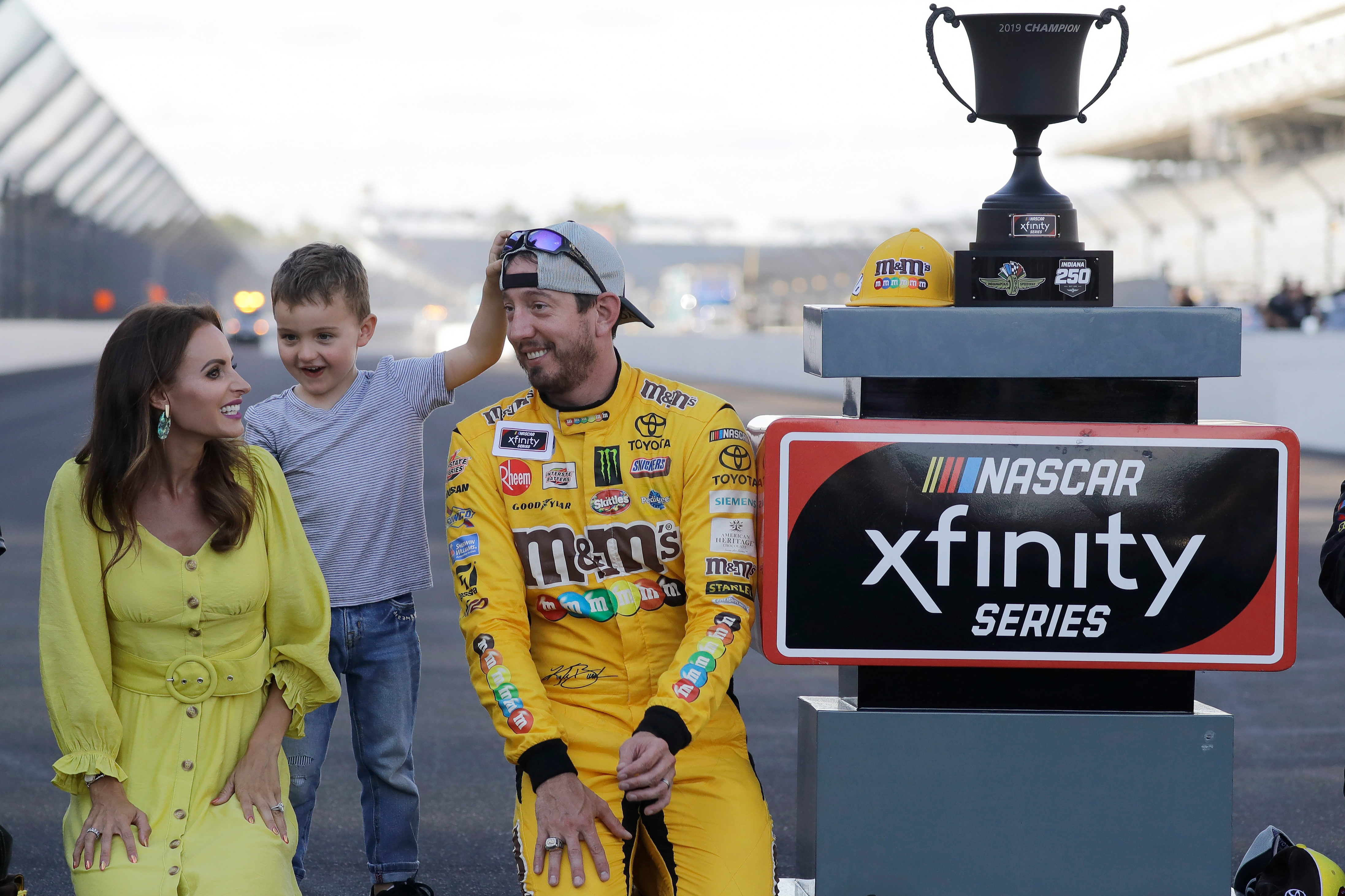 Busch's wife, Samantha, and kids thank fans for their support following his unexpected death at 41