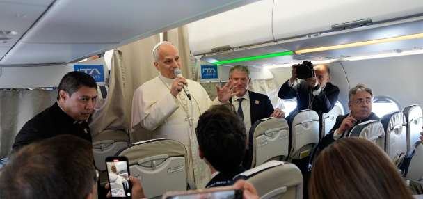 Pope acknowledges stiff competition with Bad Bunny in Spain and weighs in on national soccer rivalry