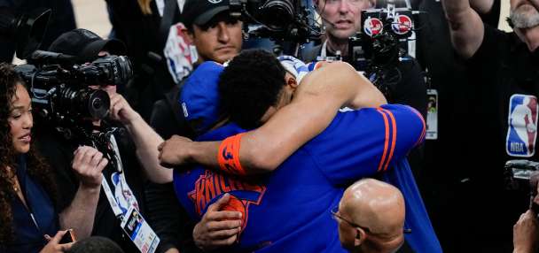 Knicks, up 2-0 in NBA Finals, say the job is far from over. And the Spurs aren't conceding anything