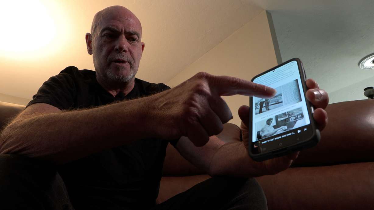 Richard Robison speaks with KSL, Friday. Robison's uncle was blamed for the disaster for many years until his exoneration after an investigation.