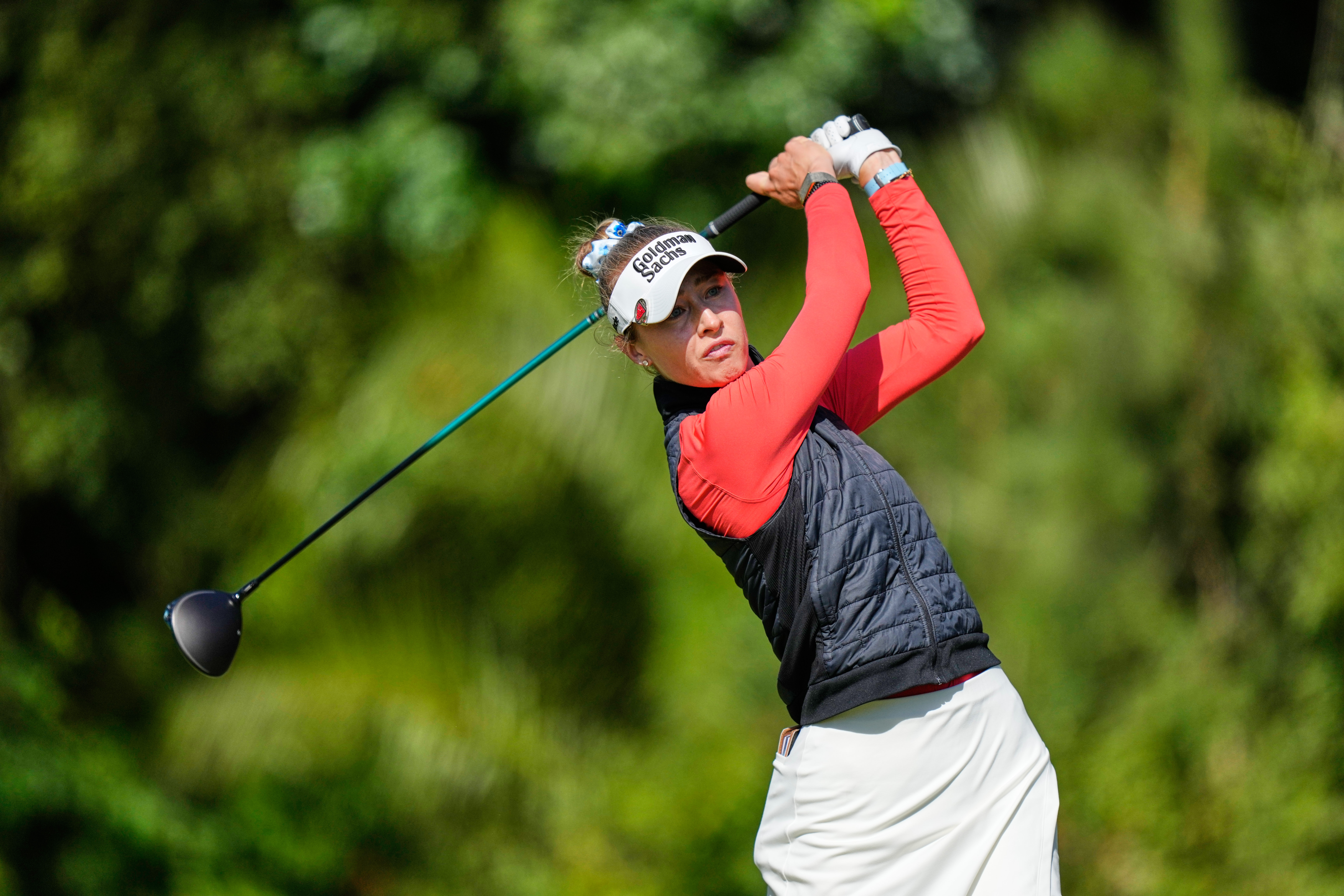 Nelly Korda seizes share of 3rd-round lead at US Women's Open with late birdie spree