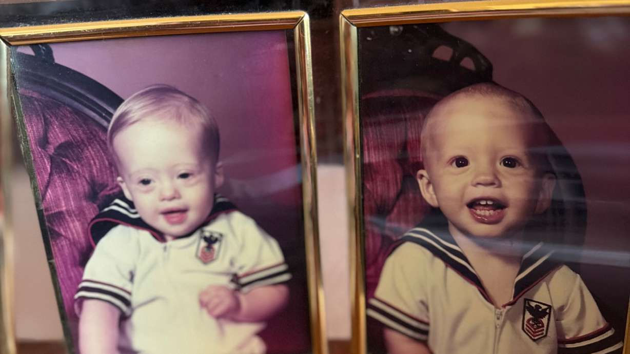 Jordan and Logan Fowlke are twin brothers who have a unique and rare connection — Jordan Fowlke has Down syndrome and Logan Fowlke doesn’t. Both turned 40 this year, and the two spoke to KSL, reflecting on a very special life together.