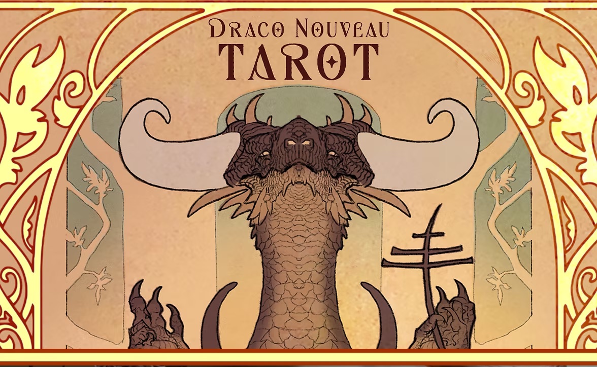 Draco Nouveau Tarot - Art Exhibit by Kaitlund Zupanic