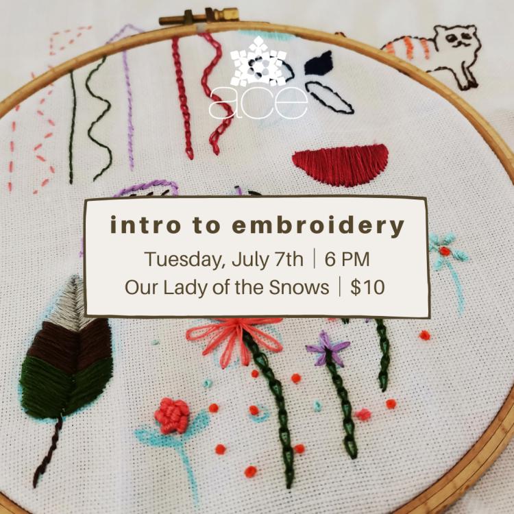 Intro to Embroidery