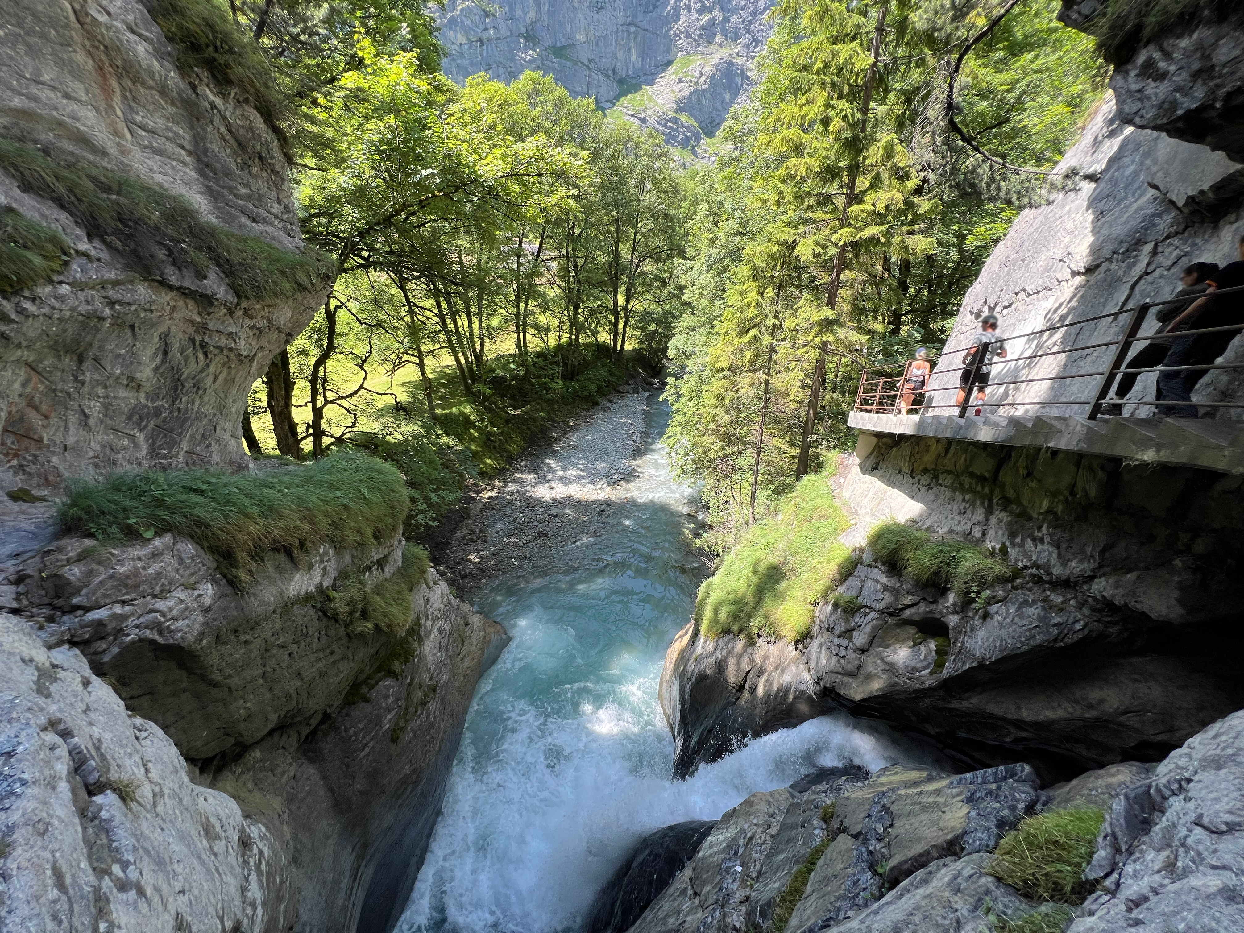 Trummelbach Falls - the biggest subterranean waterfalls in Europe.