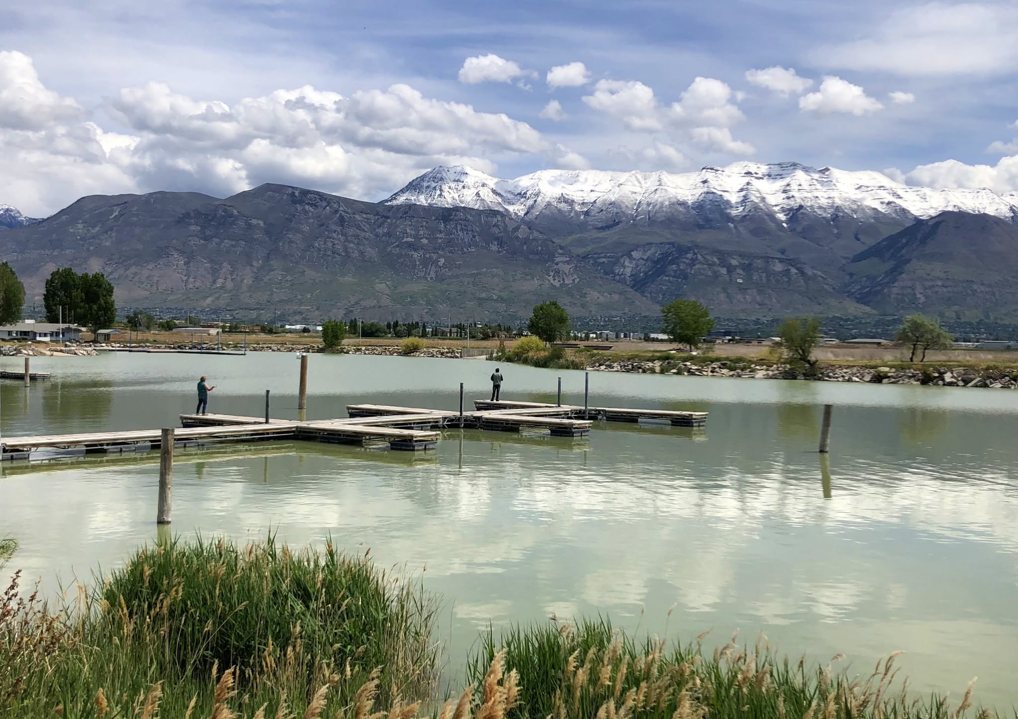 American Fork harbor is one of many access points around Utah Lake.