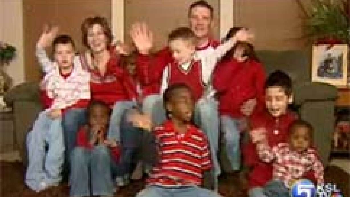 Herriman family adds 5 children in time for Christmas