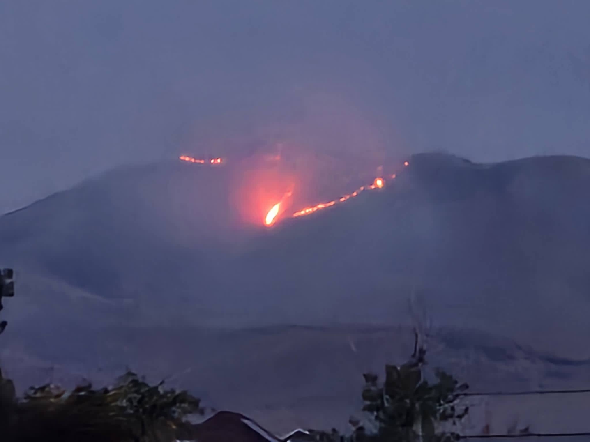 New wildfire starts on Tooele County mountainside