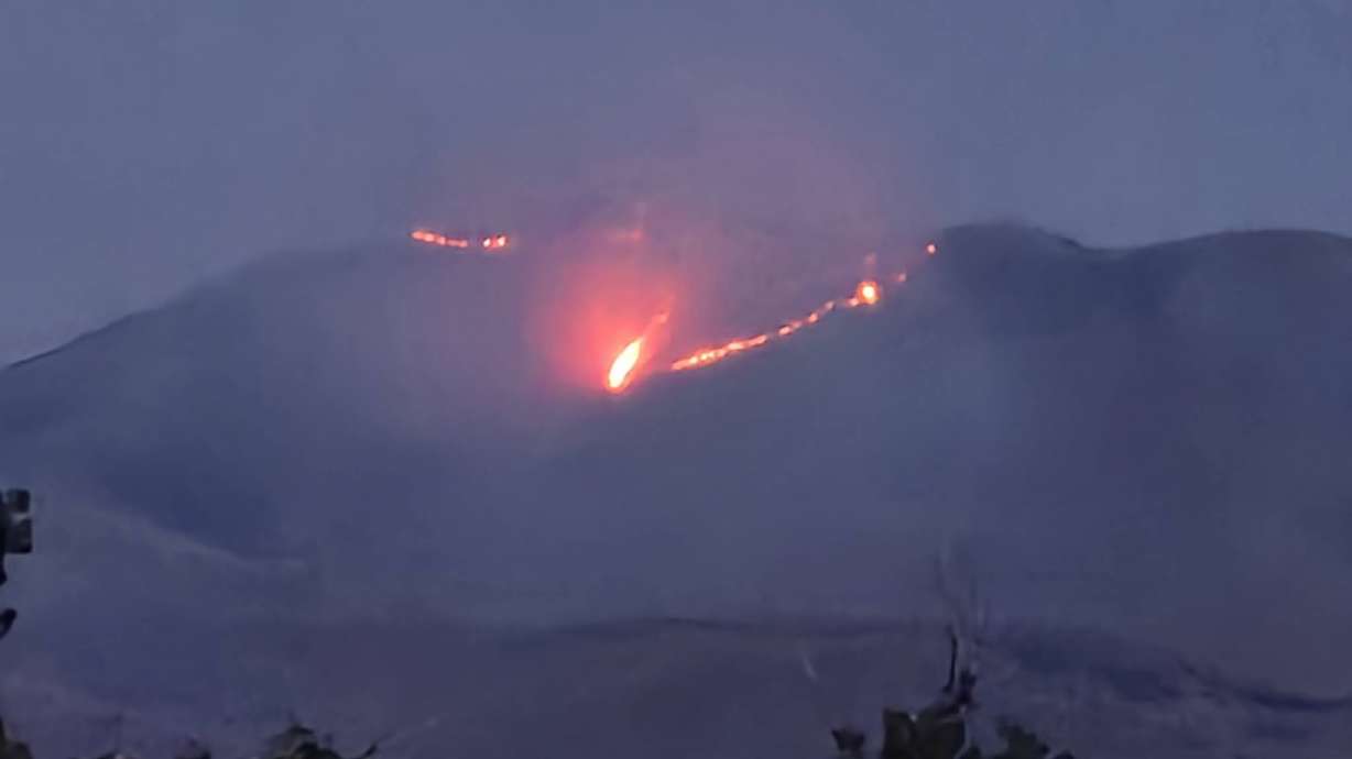 New wildfire starts on Tooele County mountainside
