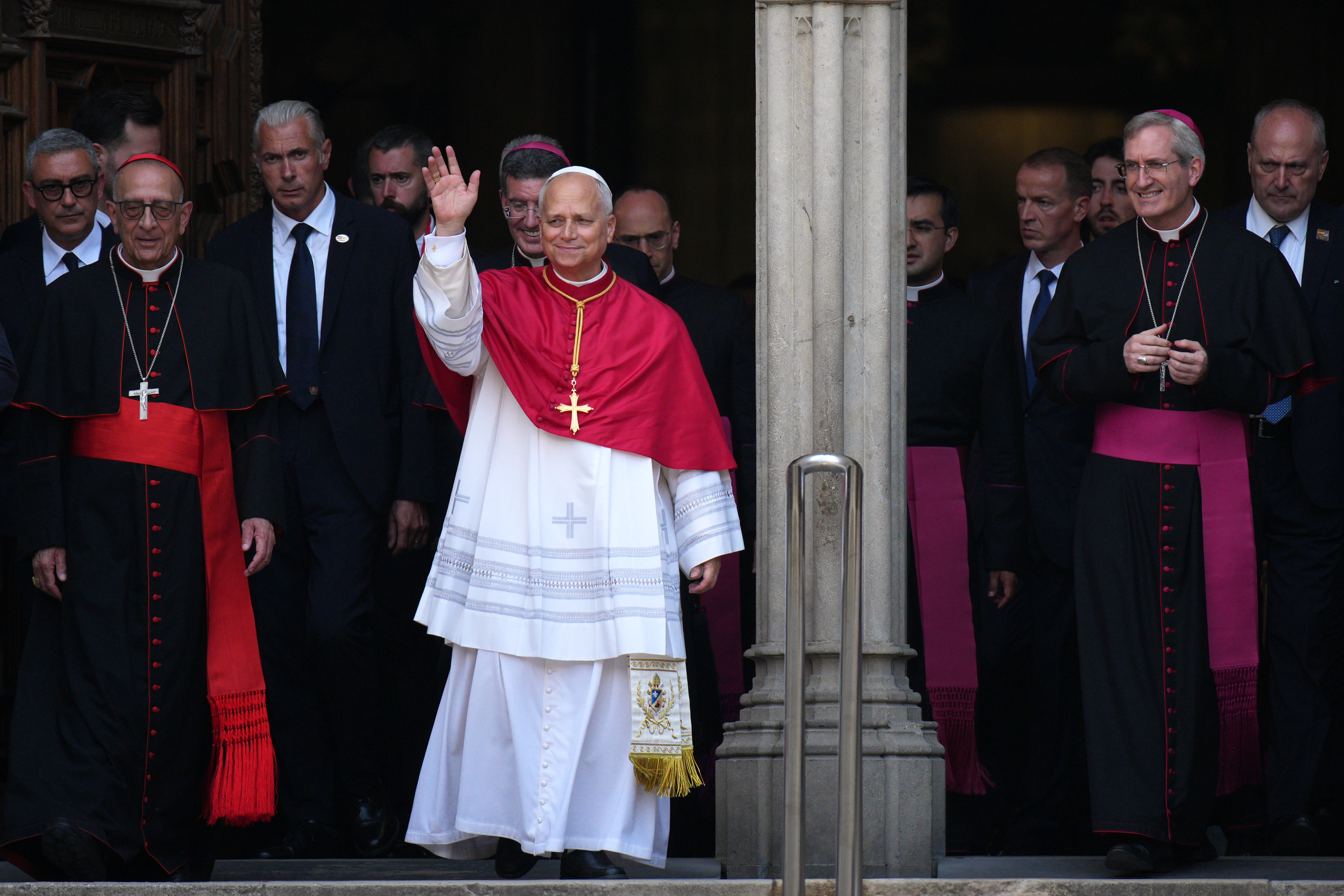 Pope Leo XIV gets caught up in Spain's great debates over soccer and language