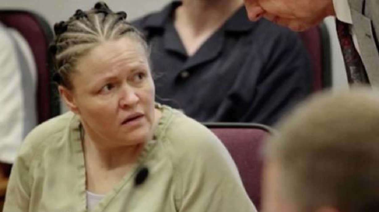 Yvette Kimber appears in court regarding a case in which she intentionally set a fire that killed two people in Provo on March 14, 2011. She appeared before the Utah Board of Pardons on Tuesday.