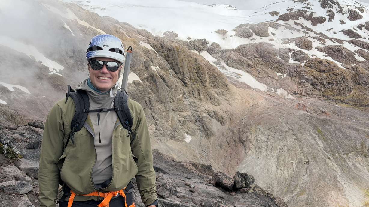 Logan McKenna hikes Cayambe in Ecuador. The Cache County dad, surgeon, actor and hiker died suddenly on May 31.