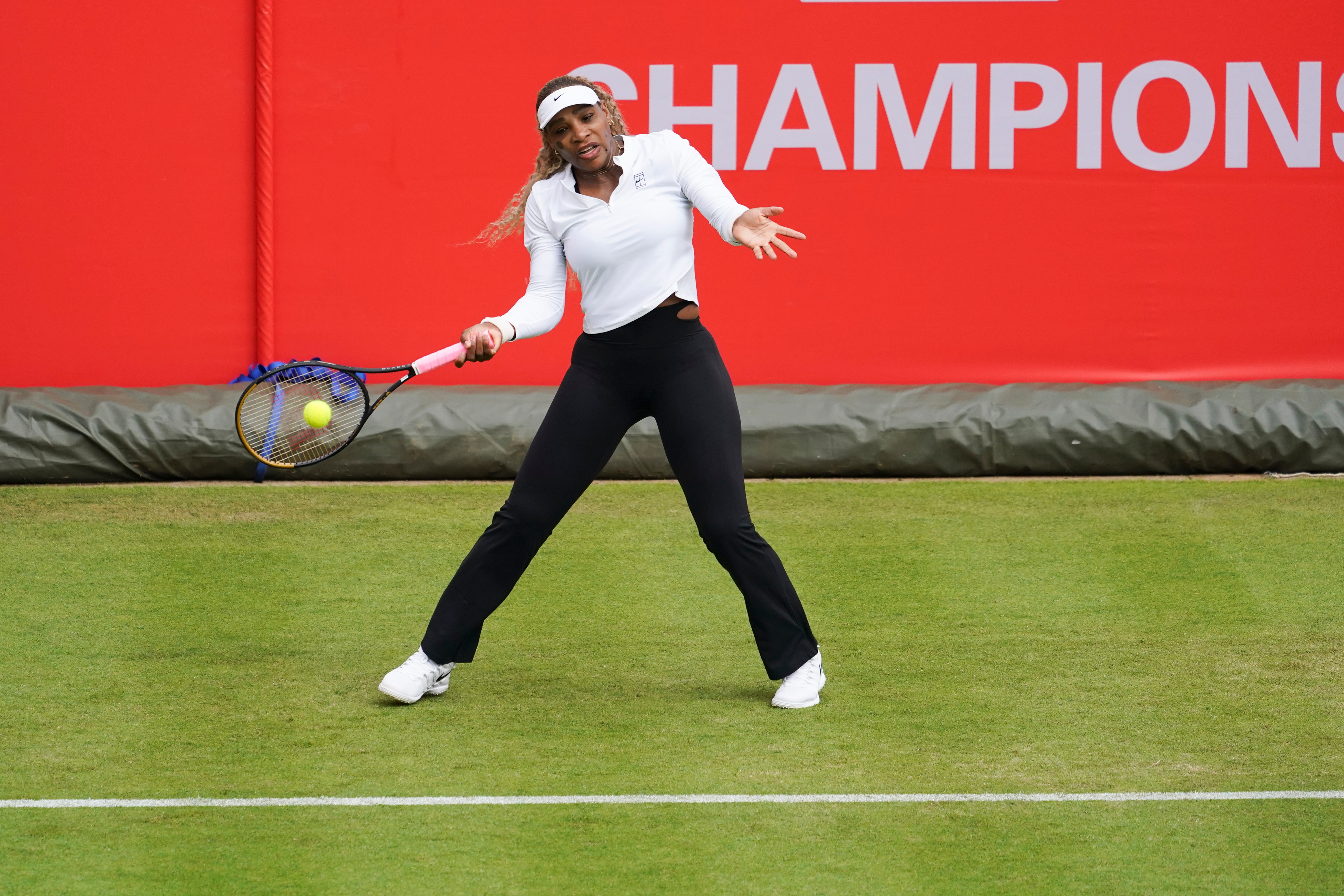 Serena returns: Williams makes a winning comeback in doubles at Queen's Club with Mboko