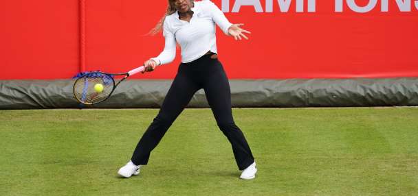 Serena returns: Williams begins her comeback in doubles at Queen's Club