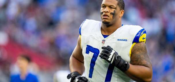 LA Rams left tackle Alaric Jackson has been arrested on suspicion of felony domestic violence