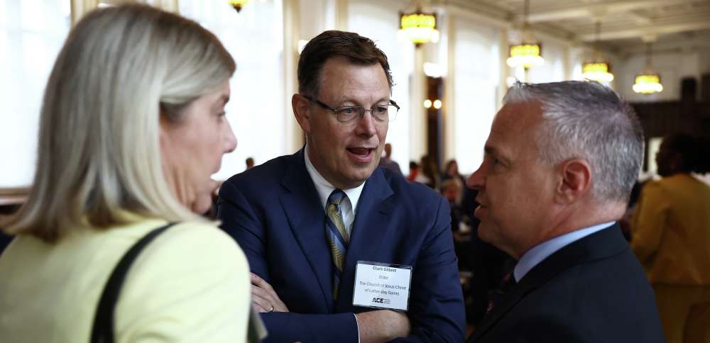 A Latter-day Saint apostle and Utah's governor on the need for education and morality