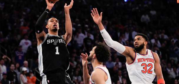 Victor Wembanyama and the Spurs are undaunted on the road at the Knicks in the NBA Finals
