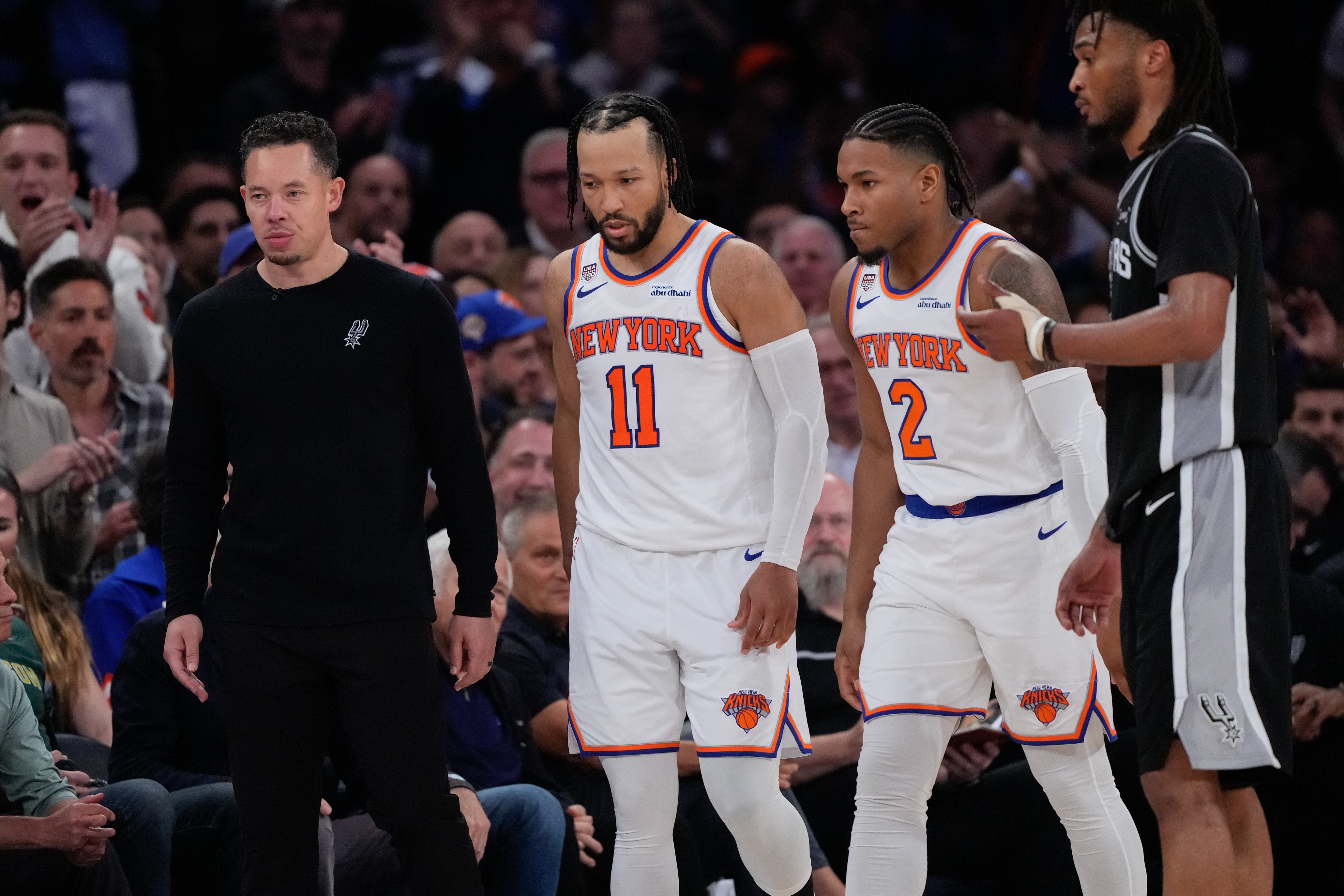 Knicks need a quick response from their 1st loss since April as the Spurs try to even the NBA Finals