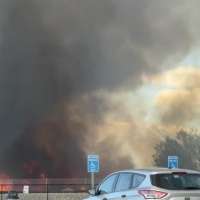 Brush fire burning near American Fork FrontRunner station