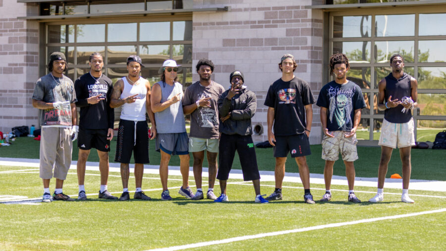 Devon Dampier taking ownership of his development by bringing Utah receivers to Arizona to train