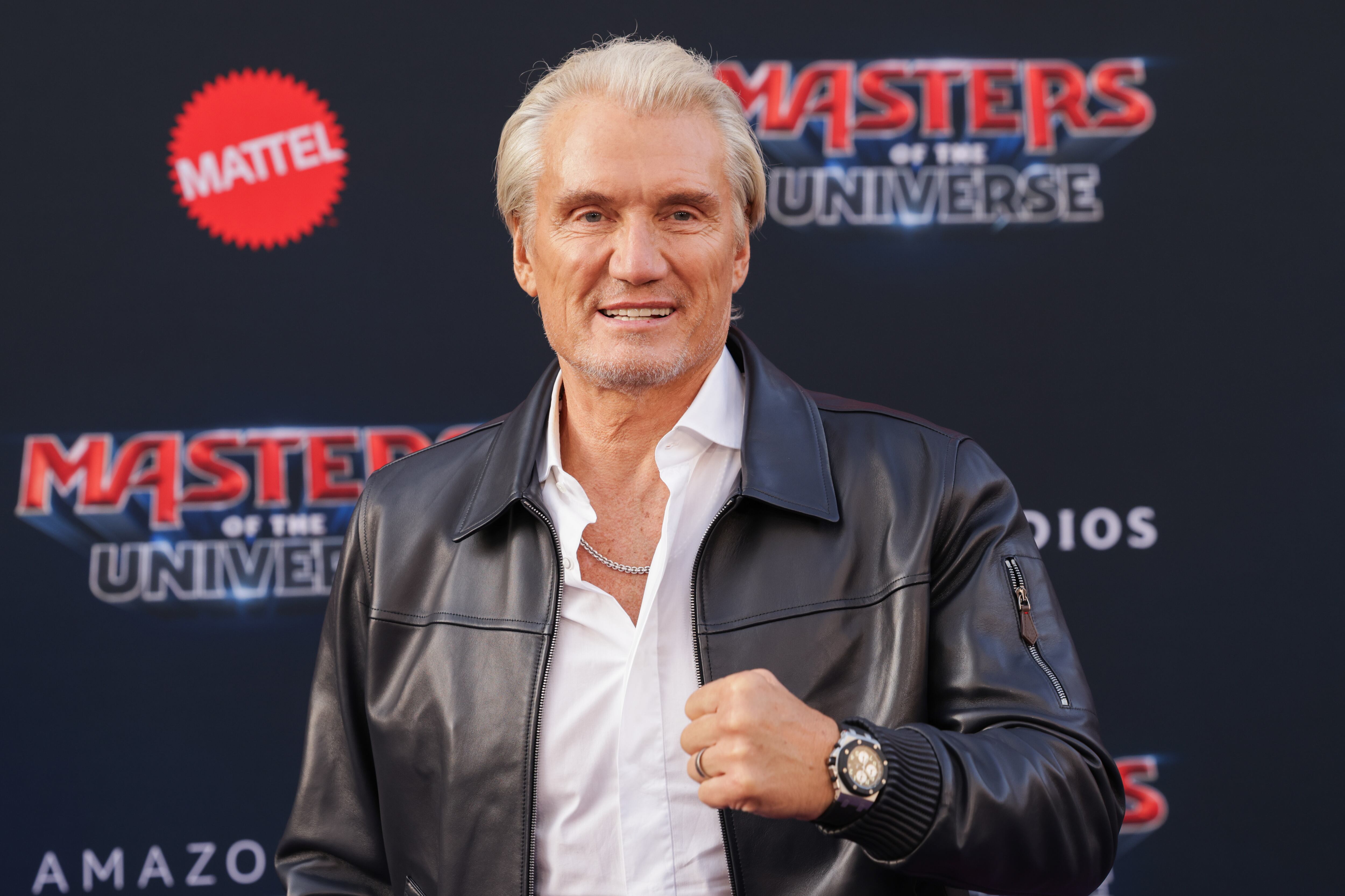 Dolph Lundgren arrives at the premiere of "Masters of the Universe" on May 18, at the TCL Chinese Theatre in Los Angeles. The bad guy in "Rocky IV" and the original "Masters of the Universe" He-Man now has a new role, at the 2028 Summer Games.