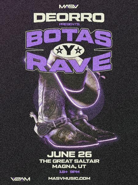 Deorro Presents: Botas y Rave at The Great Saltair