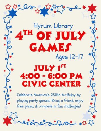 2026 Hyrum 4th of July Games