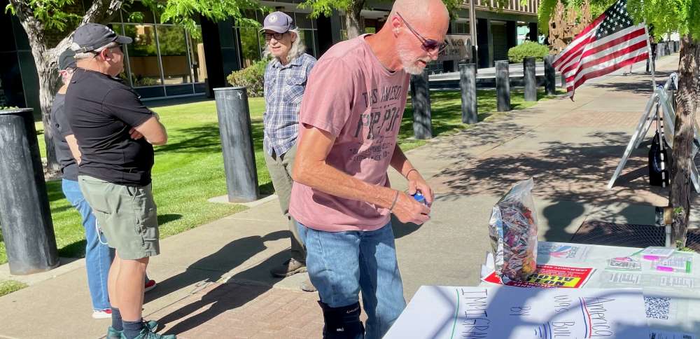 Handful of Utah protesters demonstrate after Trump inks $70B immigration bill