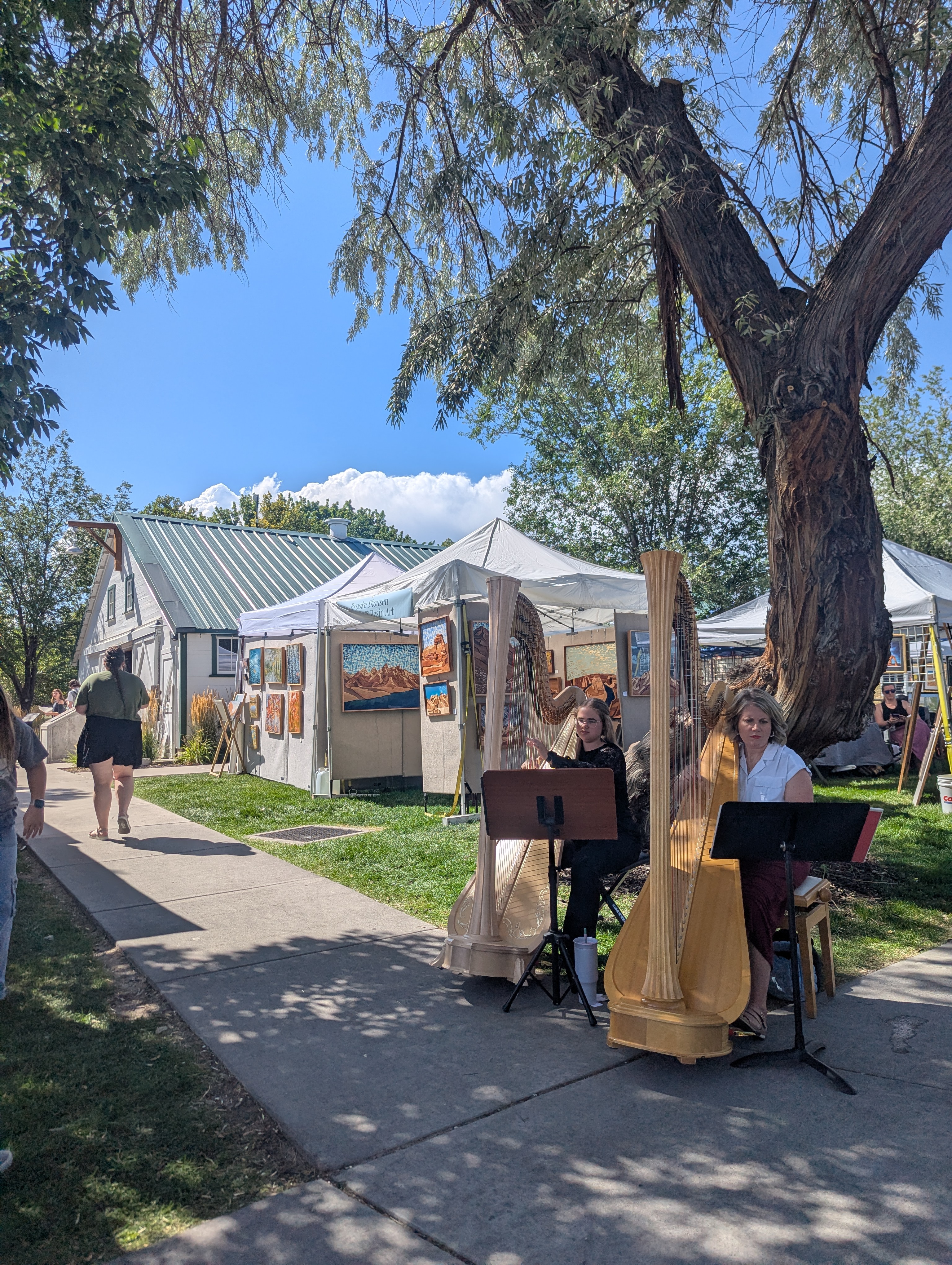 Draper Visual Arts Foundation's 2025 Art in the Barn event is pictured. Artist submissions for the 2026 art show and sale are open through Monday June 15.