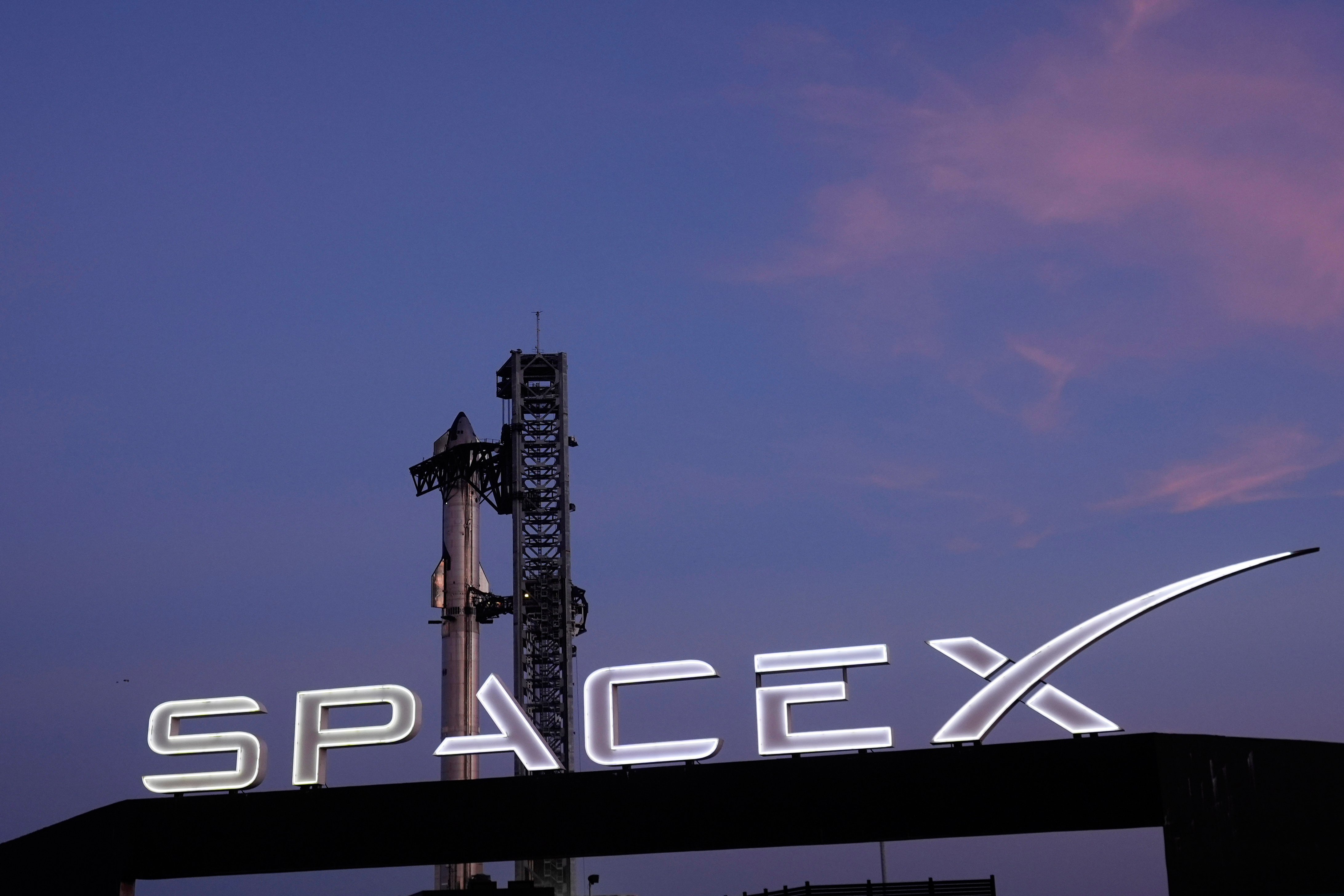 SpaceX's mega rocket Starship prepares for a test flight from Starbase in Boca Chica, Texas, Nov. 18, 2024. Elon Musk's rocket company SpaceX will make its debut on Wall Street Friday.