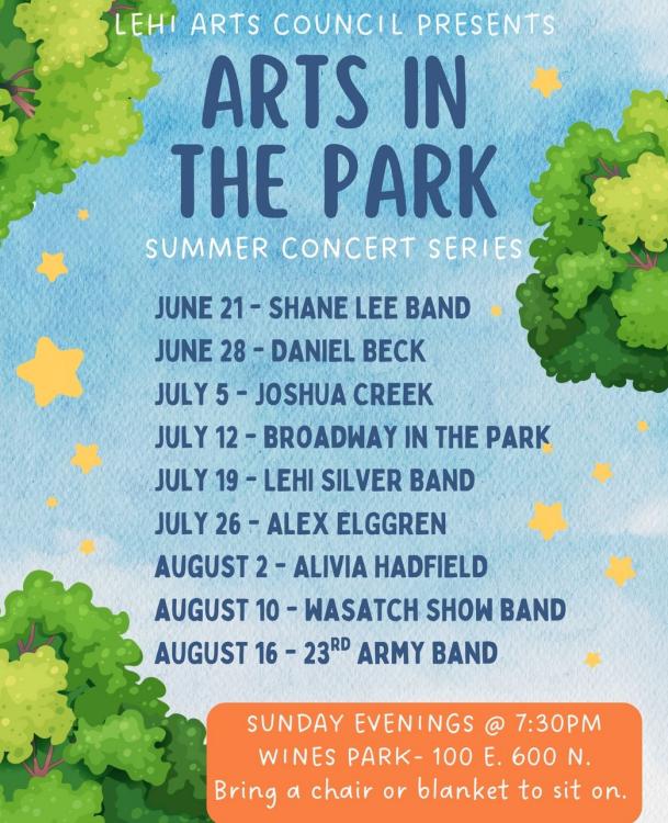 Lehi Arts In the Park 2026
