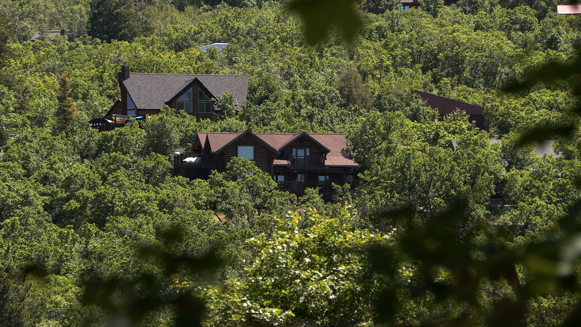 Homes in the Nordic Valley area of the Ogden Valley, Thursday. Homeowner Frank Wood said he's appreciative of efforts to reduce wildland fire risks in the area.