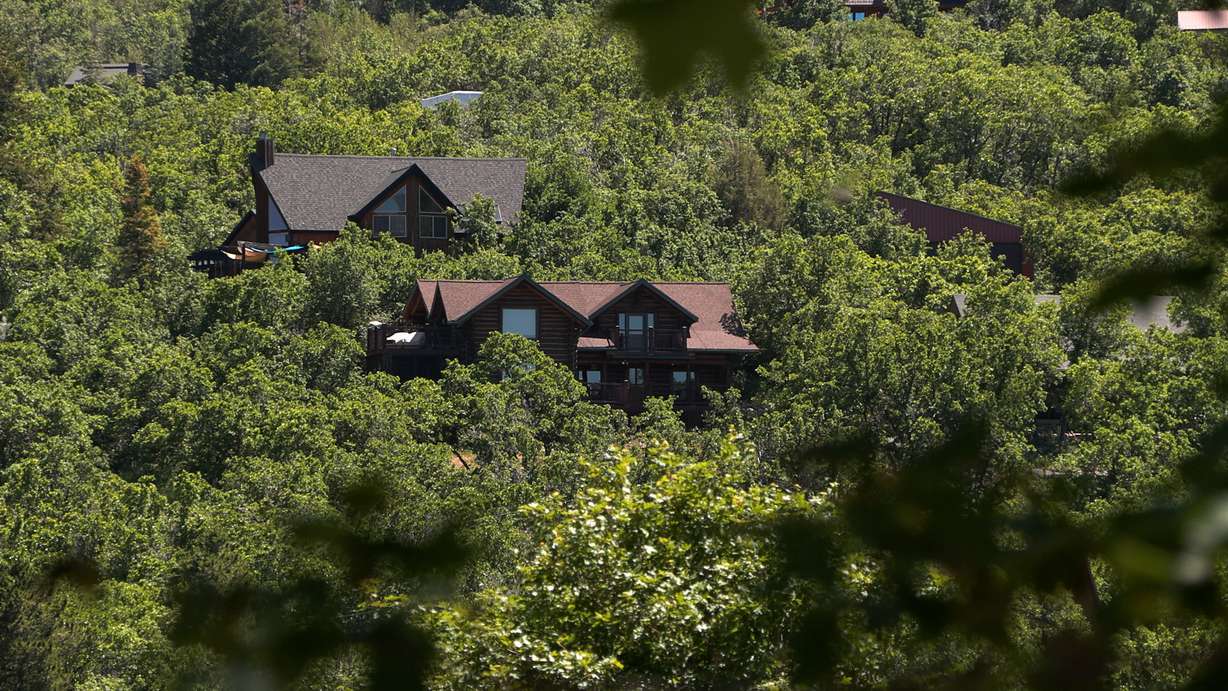 Homes in the Nordic Valley area of the Ogden Valley, Thursday. Homeowner Frank Wood said he's appreciative of efforts to reduce wildland fire risks in the area.