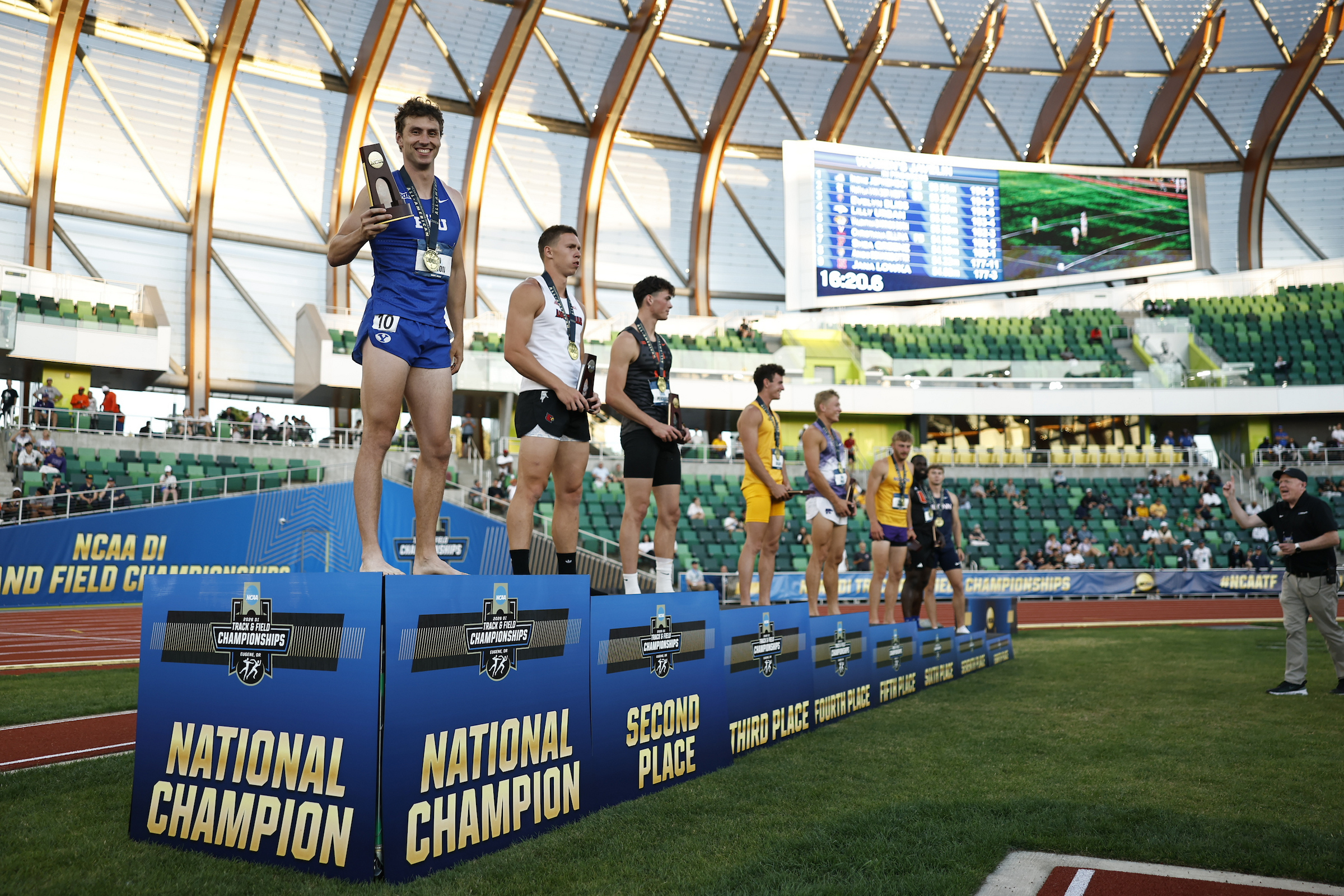 NCAA track and field: Ben Barton 1st decathlon champion from BYU since 1981