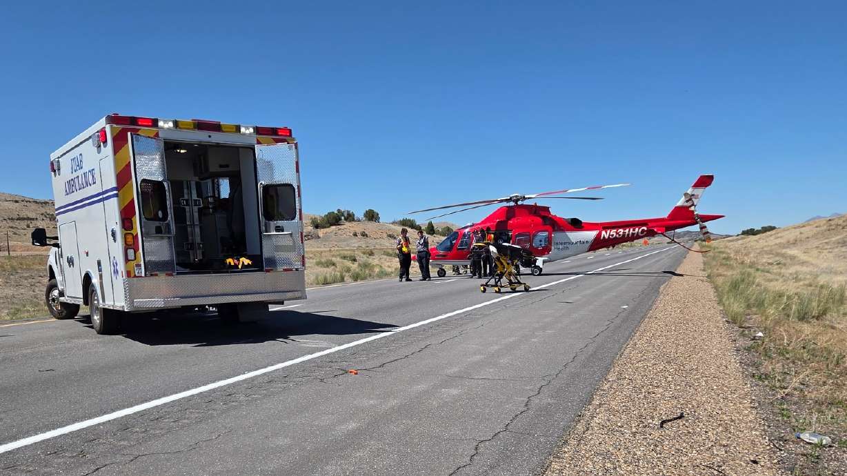 One person is dead after three vehicles collided on I-15 in Juab County on Friday.
