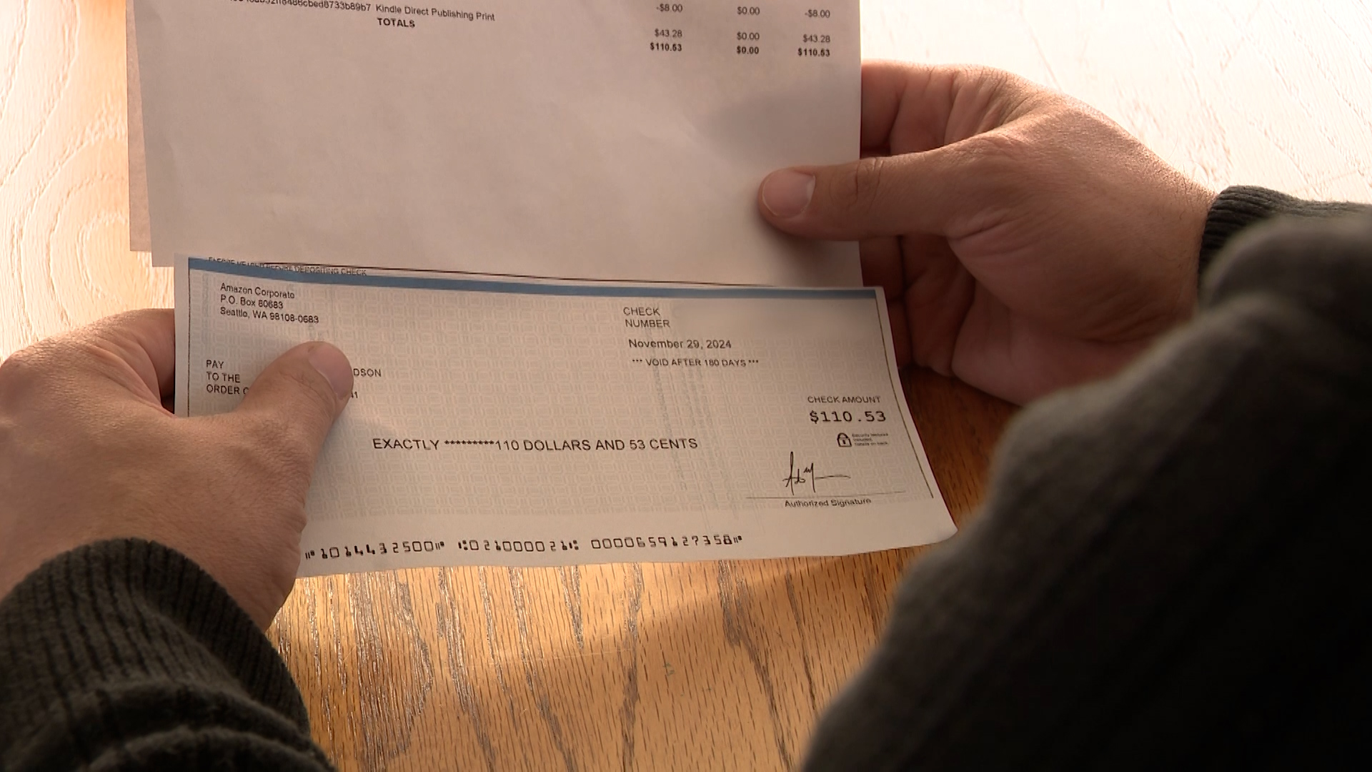 Utah author receives royalties after he finds uncashed check years after it expired