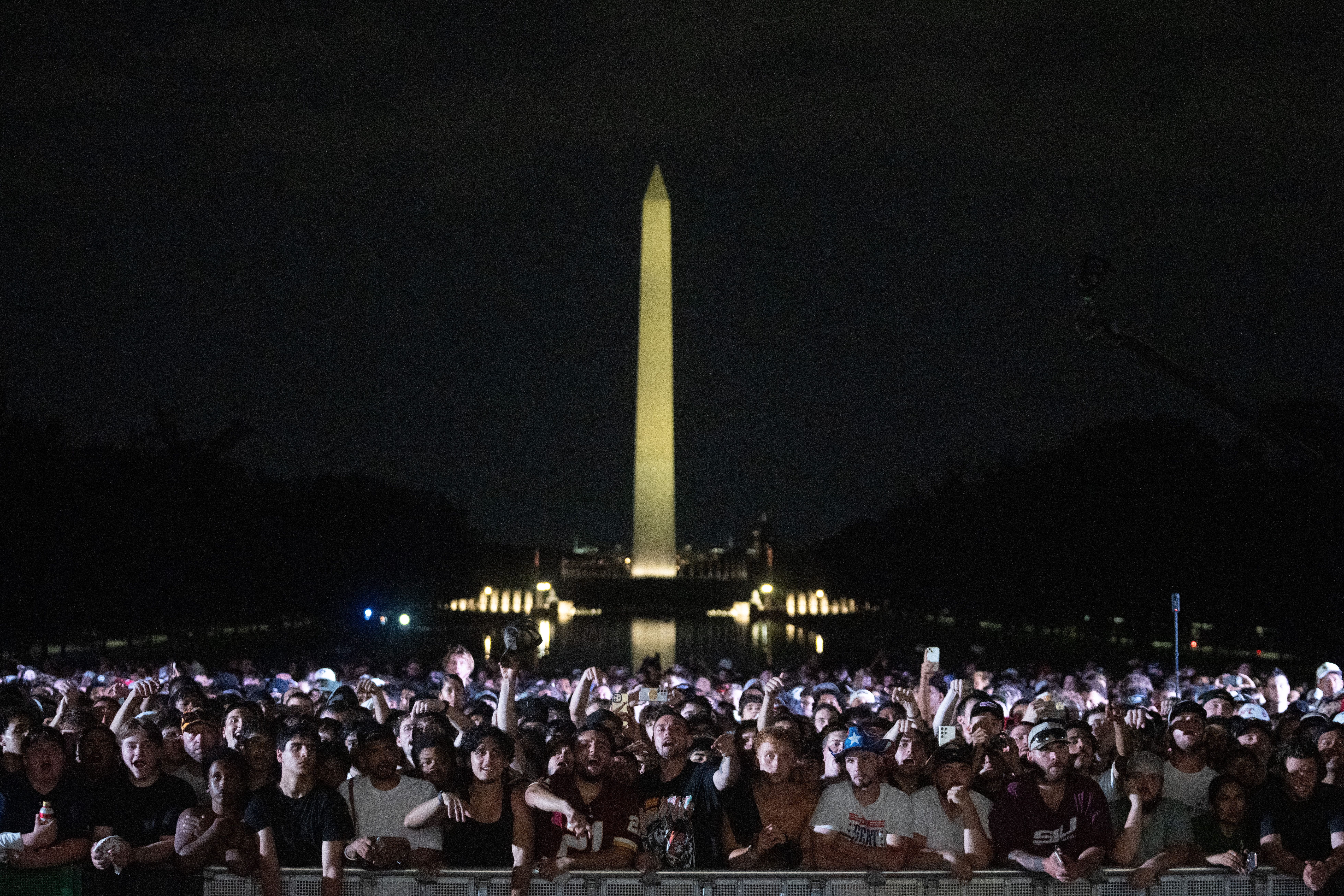 Inside the crowd drawn to Trump's unusual UFC fight night at the White House