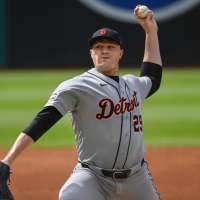 Tigers ace Tarik Skubal shows some rust in first start since elbow procedure