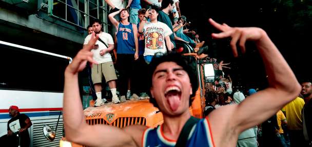 Mayhem mars euphoria as New York City celebrates the Knicks' first championship in 53 years