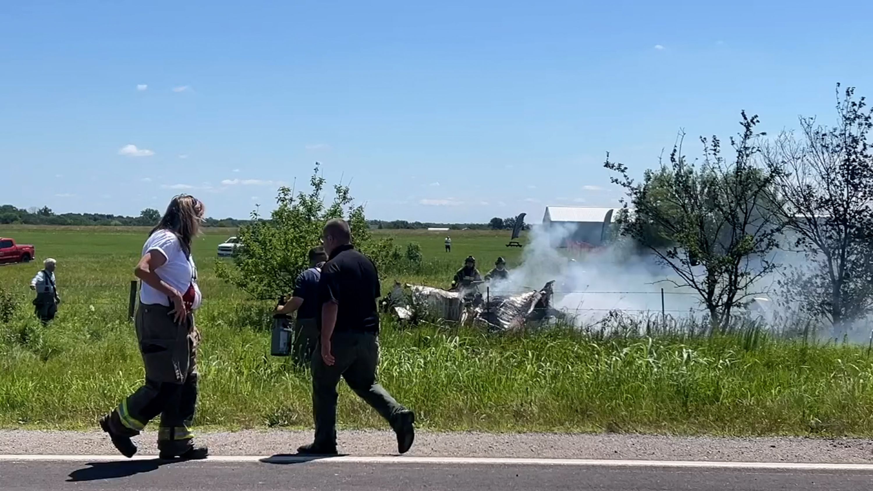 An aircraft crashed near the Butler, Mo., airport on Sunday, killing 11 skydivers and one pilot, officials say.