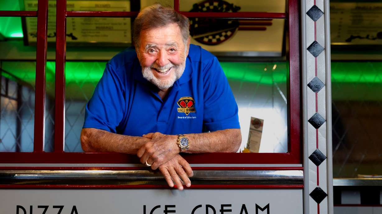 John Gullo, author of “Extraordinary Adventures of An Ordinary Man,” is pictured at Jack’s Diner in the Treehouse Children's Museum in Ogden on May 21. Gullo donated money to the museum for the diner, which is part of the museum’s Main Street.