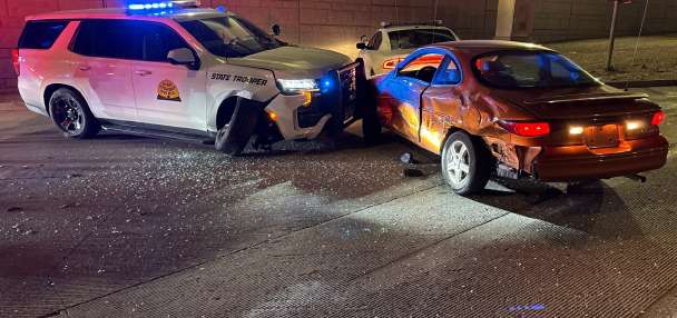 Driver arrested, accused of fleeing, hitting Utah Highway Patrol cars