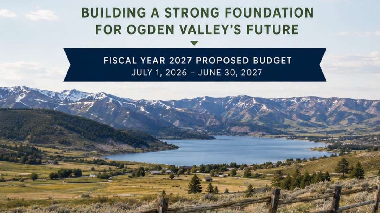 Officials in Ogden Valley, the new Weber County city, are suing the Utah State Tax Commission, arguing they should be able to implement a property tax hike. The photo comes from the city's draft budget document.