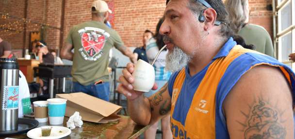 A taste of home, yerba mate is a shared bond for many World Cup fans