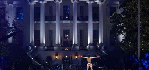 Authorities say they've disrupted planned drone, gun attack on White House UFC cage-fighting show