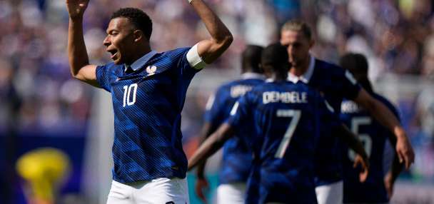 France striker Kylian Mbappé scores his 13th and 14th World Cup goals