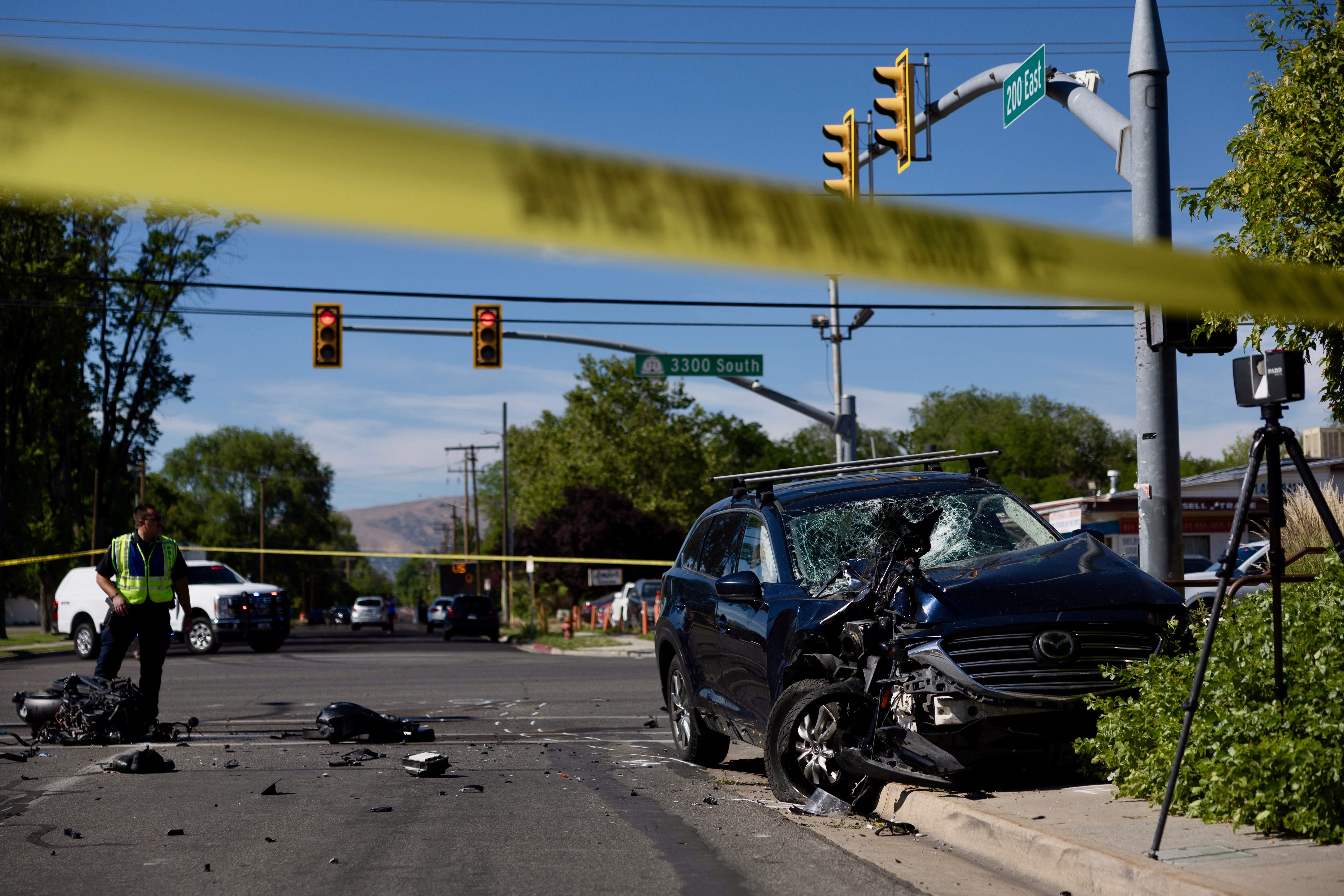 1 dead after car collides with motorcycle in South Salt Lake