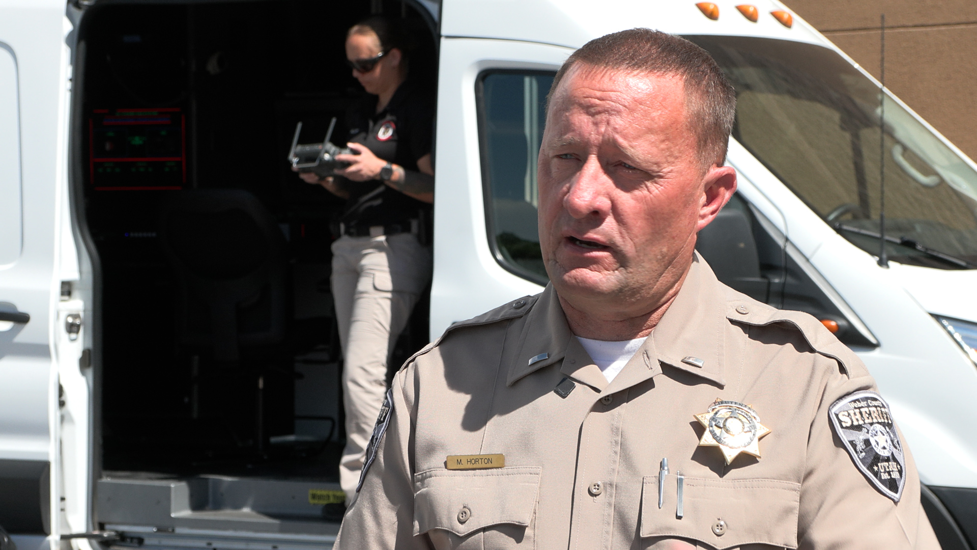 Lt. Mike Horton with the Weber County Sheriff's Office is pictured in Ogden on Tuesday.
