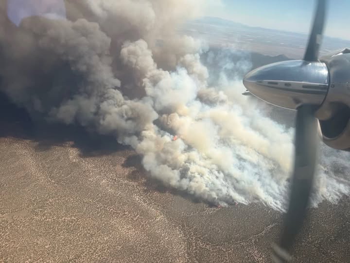 A new wildfire in Iron County is causing evacuations, officials said Tuesday.